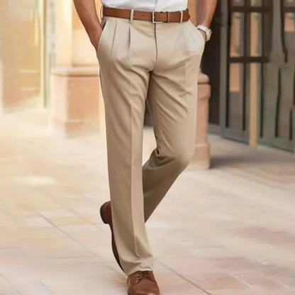Variant image for Herre Bukser Business Casual Åndbar Stof Moderne Snit-13