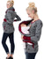 Gravid Sweatshirt med Blomstertryk til Kvinder 0