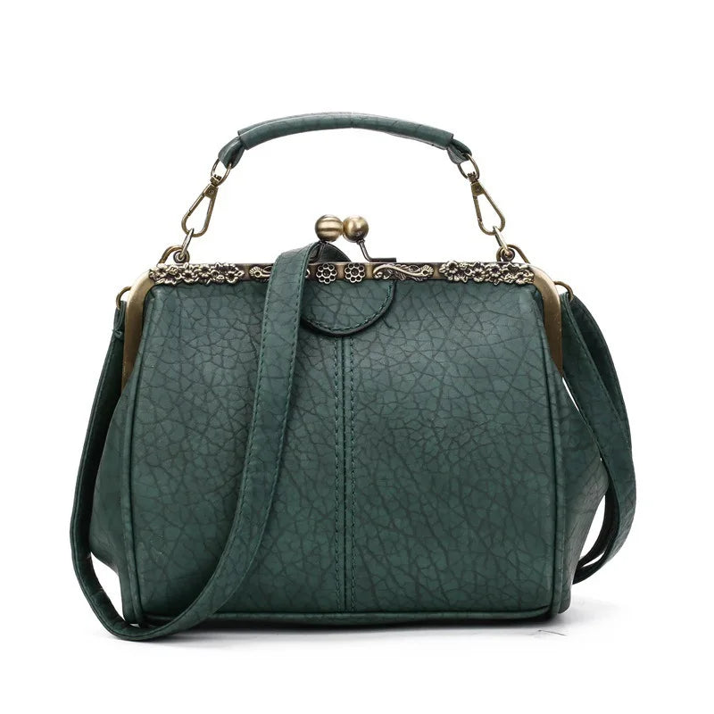 Dame Crossbody Taske Minimalistisk Kunstlæder Vintage Design 3