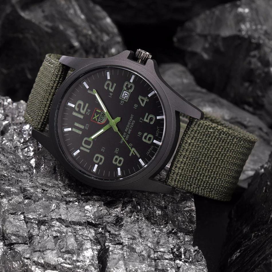 Herre Armbåndsur Militær Stil Luminous 6