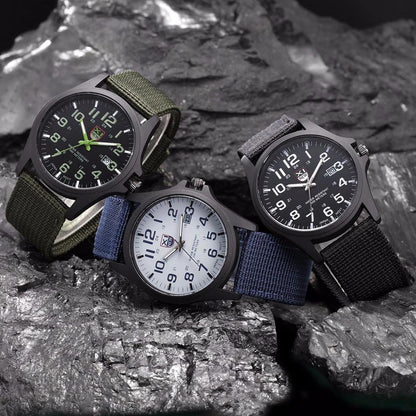 Herre Armbåndsur Militær Stil Luminous 8
