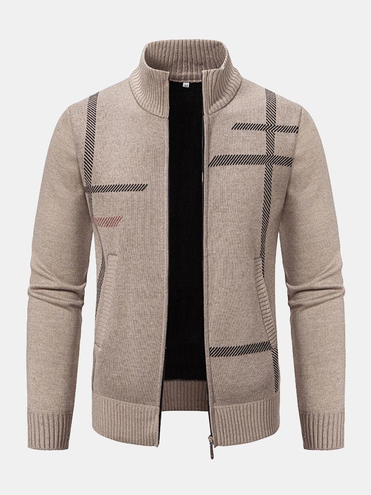 Herre Blazer Jakke Urban Casual Med Lynlås 2