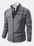 Herre Blazer Jakke Urban Casual Med Lynlås 7