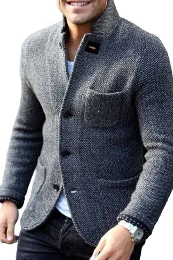 Herre Blazer Knapp Moderne Design 0