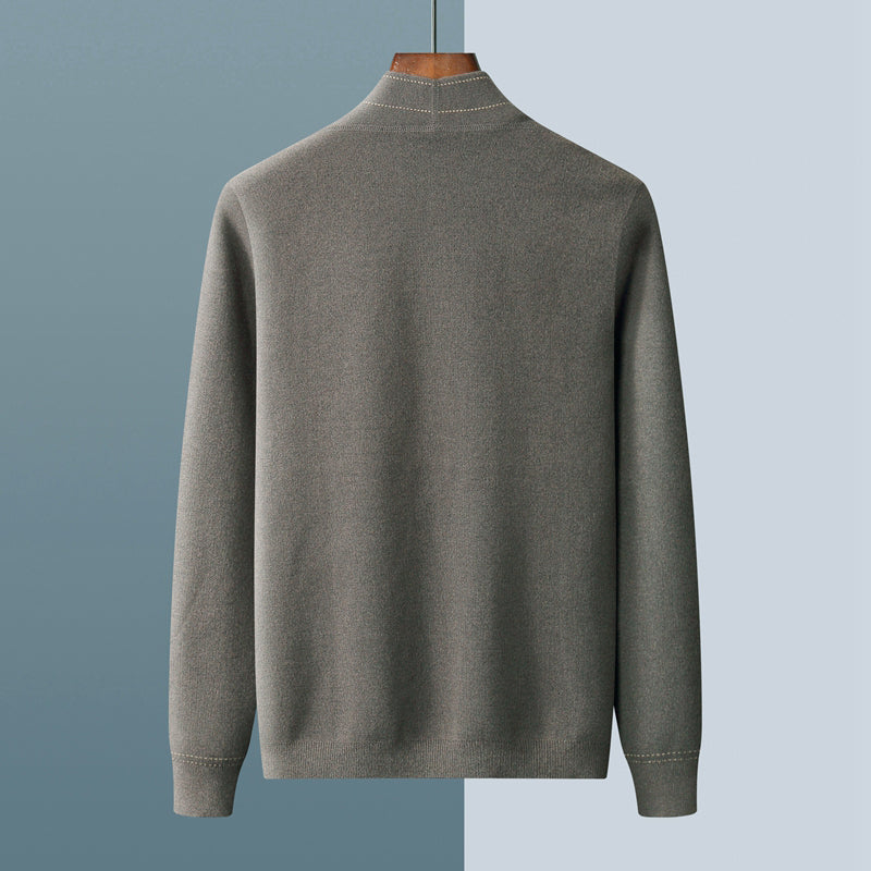 Herre Cardigan Klassisk Design 6