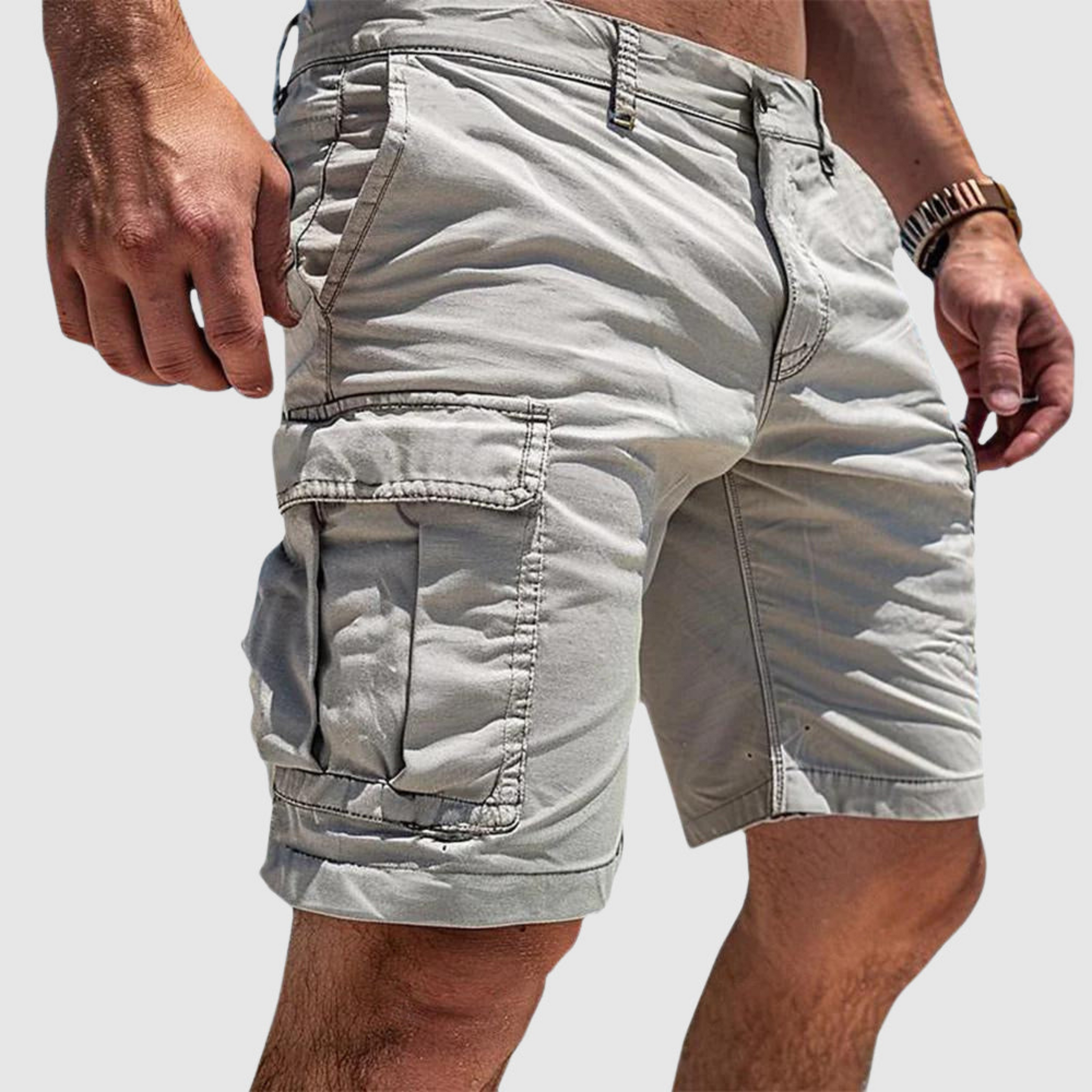 Herre Cargo Shorts Praktisk Design 2