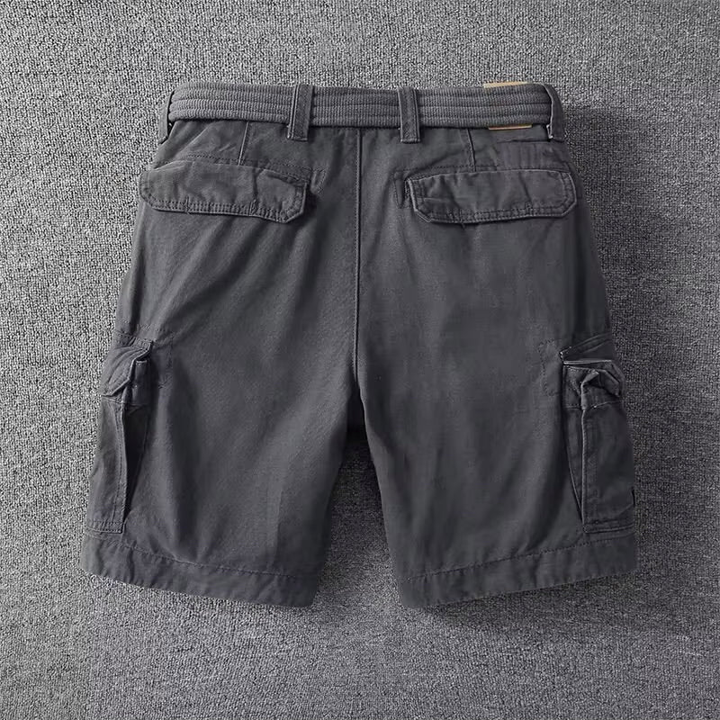 Herre Cargo Shorts med Justerbar Talje 7