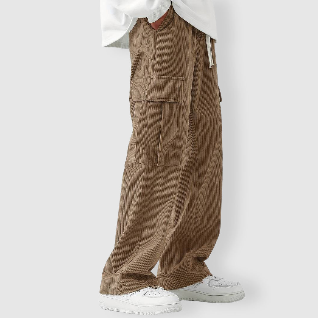 Herre Cargobukser i Corduroy Stil 1