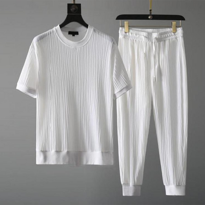 Herre Casual Sæt Trendy O-hals 2