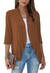 Herre Casual Vest Åben Front Blødt Materiale 11