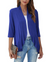 Herre Casual Vest Åben Front Blødt Materiale 9
