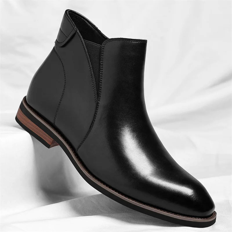 Herre Chelsea Støvler Klassisk Design med Slip-On Konstruktion 1