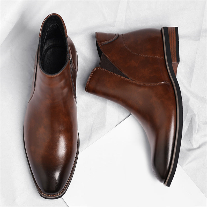 Herre Chelsea Støvler Klassisk Design med Slip-On Konstruktion 3
