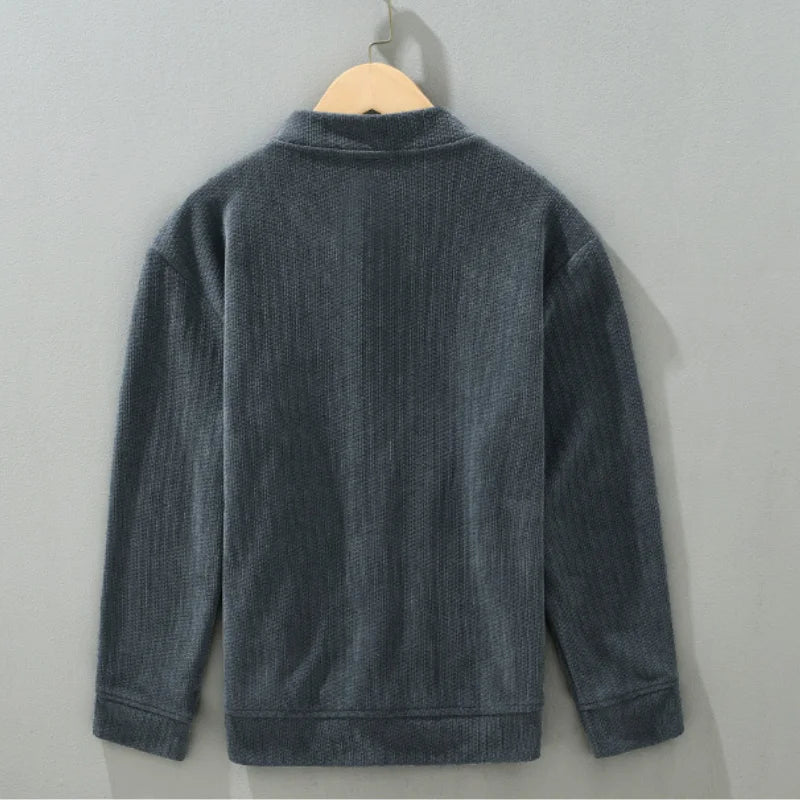 Herre Corduroy Jakke Klassisk Stil 3