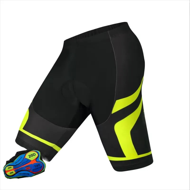 Herre Cykel Bib Shorts med 20D Gel Polstring 0