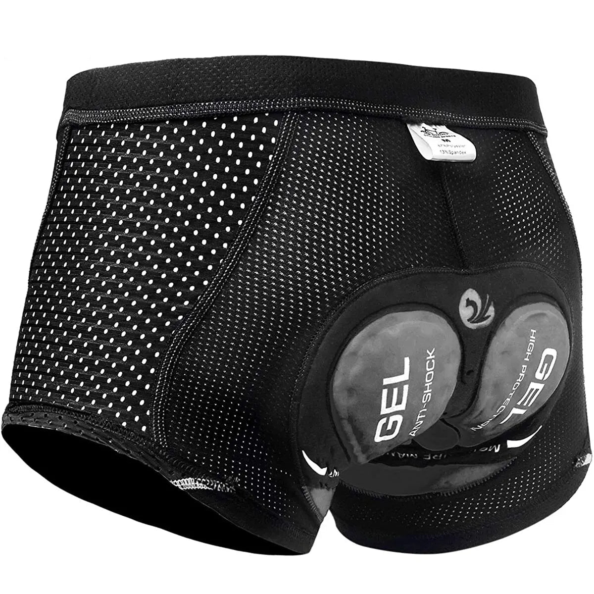 Herre Cykelshorts 5D Gel Polstring Letvægts Åndbart Materiale 6