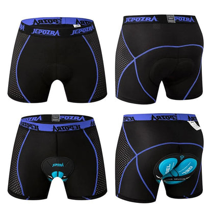 Herre Cykelshorts med 4D Gel Pude og Åndbar Design 1