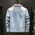 Herre Denim Jakke med Fleece Foring 1