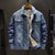 Herre Denim Jakke med Fleece Foring 2