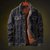 Herre Denim Jakke med Fleece Foring 4
