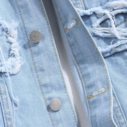 Herre Denimjakke Robust 5