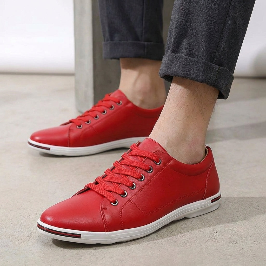 Herre Derby Sneaker Casual Stil 4
