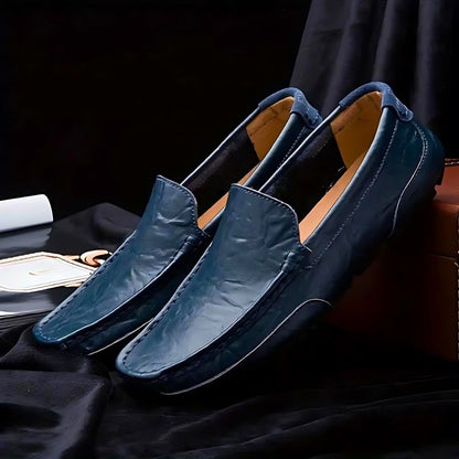 Herre Driving Loafers Læder Stil 3