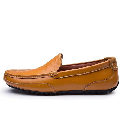 Herre Driving Loafers Læder Stil 8