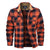 Herre Flannel Skjorte Langærmet Plaid Børstet Bomuld med Corduroy Krave 11