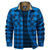 Herre Flannel Skjorte Langærmet Plaid Børstet Bomuld med Corduroy Krave 9