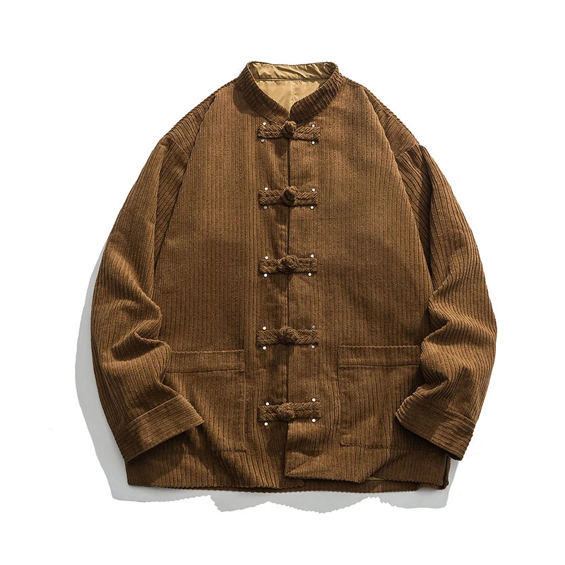 Herre Fløjlsjakke Oversized Design 3