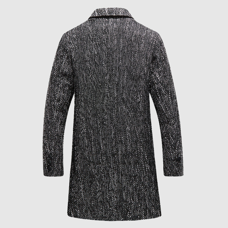 Herre Frakke Tre-Knaps Lukning Klassisk Design 3