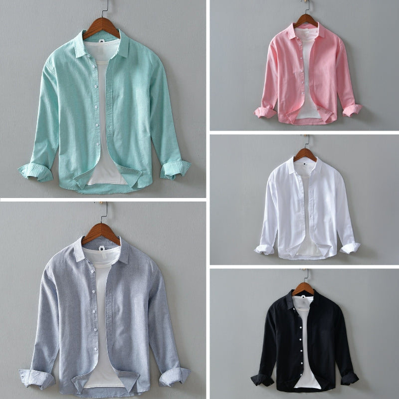 Herre Fritidsskjorte Button-Down 5