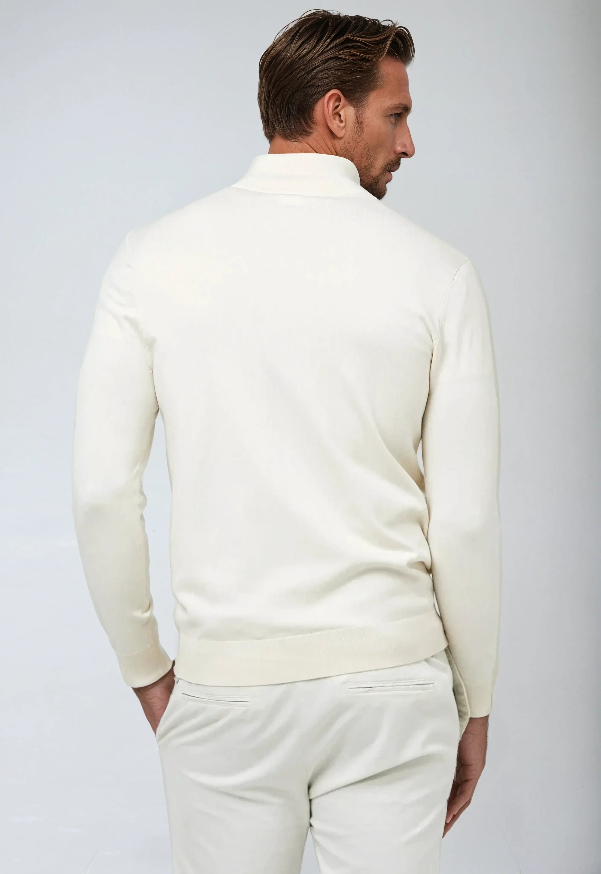 Herre Halv Lynlås Sweatshirt Casual Stil til Hverdagsbrug 1