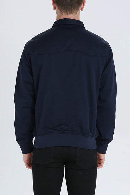 Herre Harrington-Jacke med Klassisk Design 2