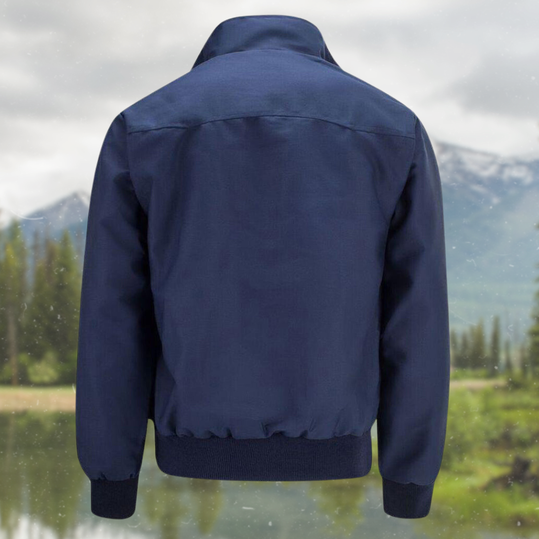 Herre Harrington-Jacke med Klassisk Design 3