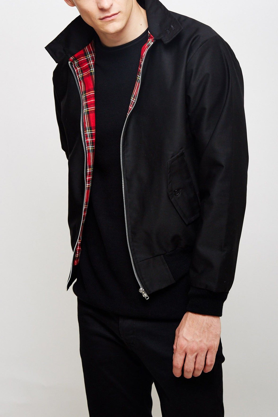 Herre Harrington-Jacke med Klassisk Design 9