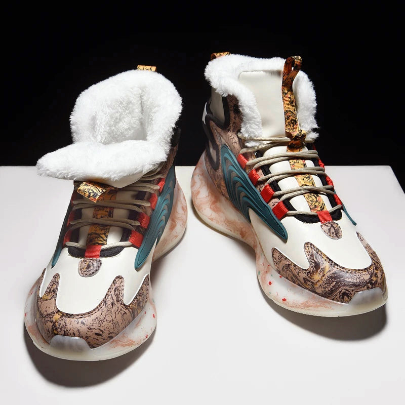 Herre High-Top Sneakers med Plys Interiør 4