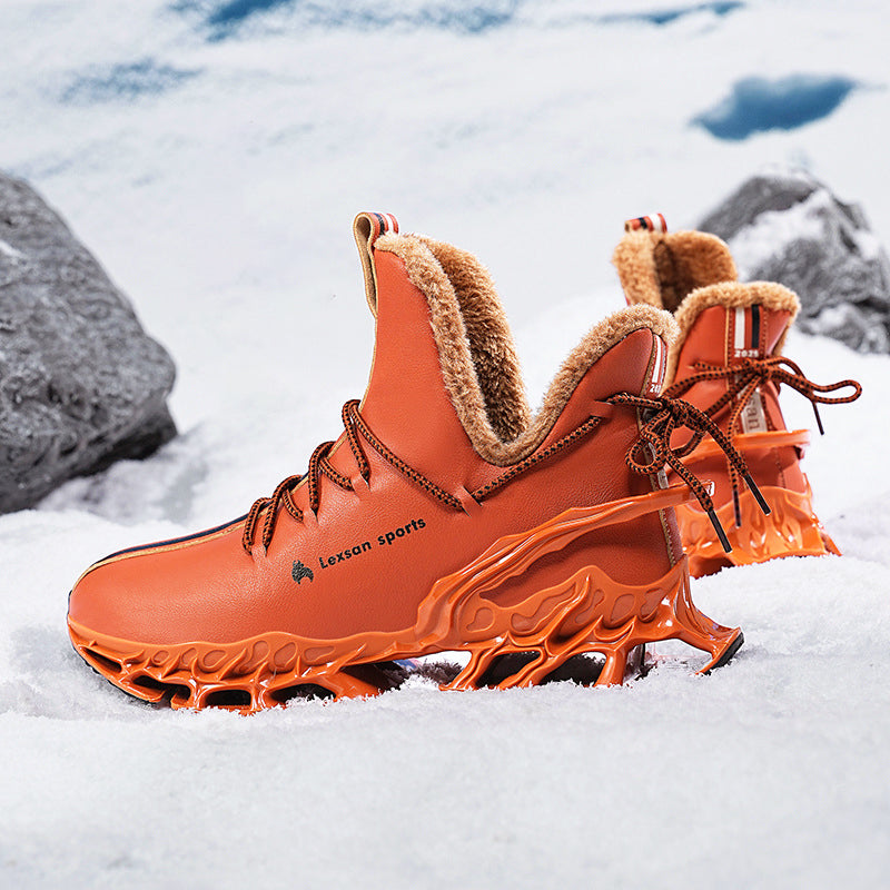 Herre High-Top Sneakers med Skulptureret Sål 2