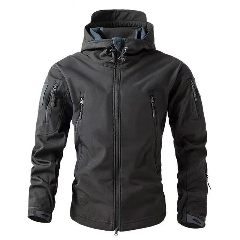 Herre Jakke Softshell Fleece Til Udendørs Aktiviteter 0