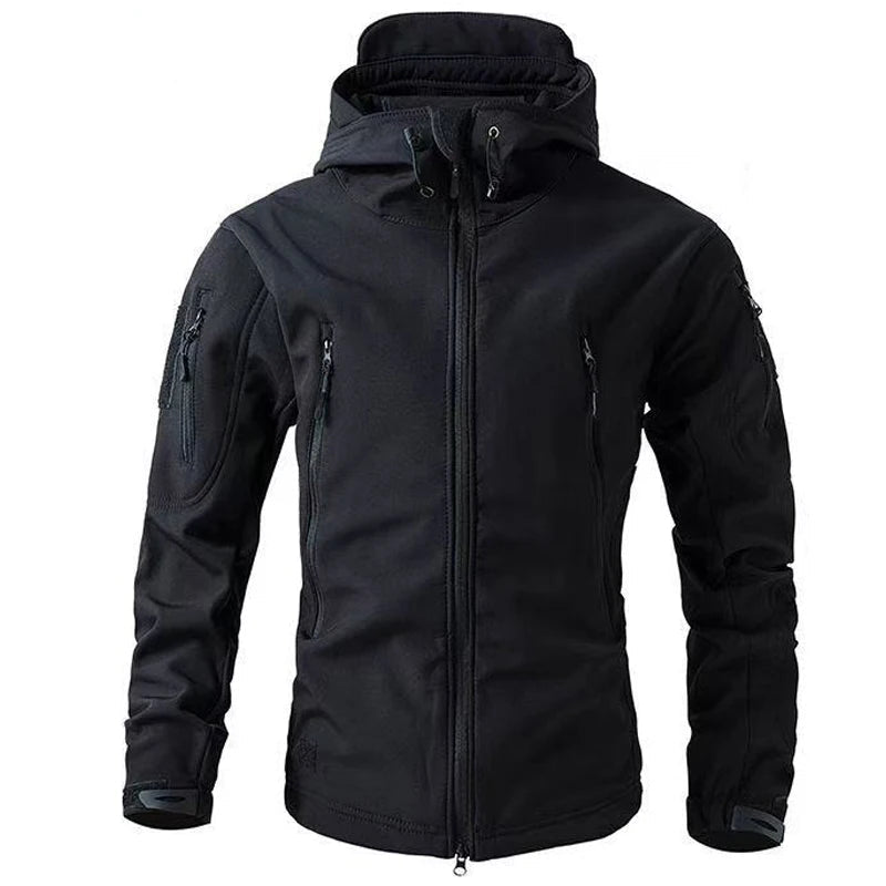 Herre Jakke Softshell Fleece Til Udendørs Aktiviteter 6