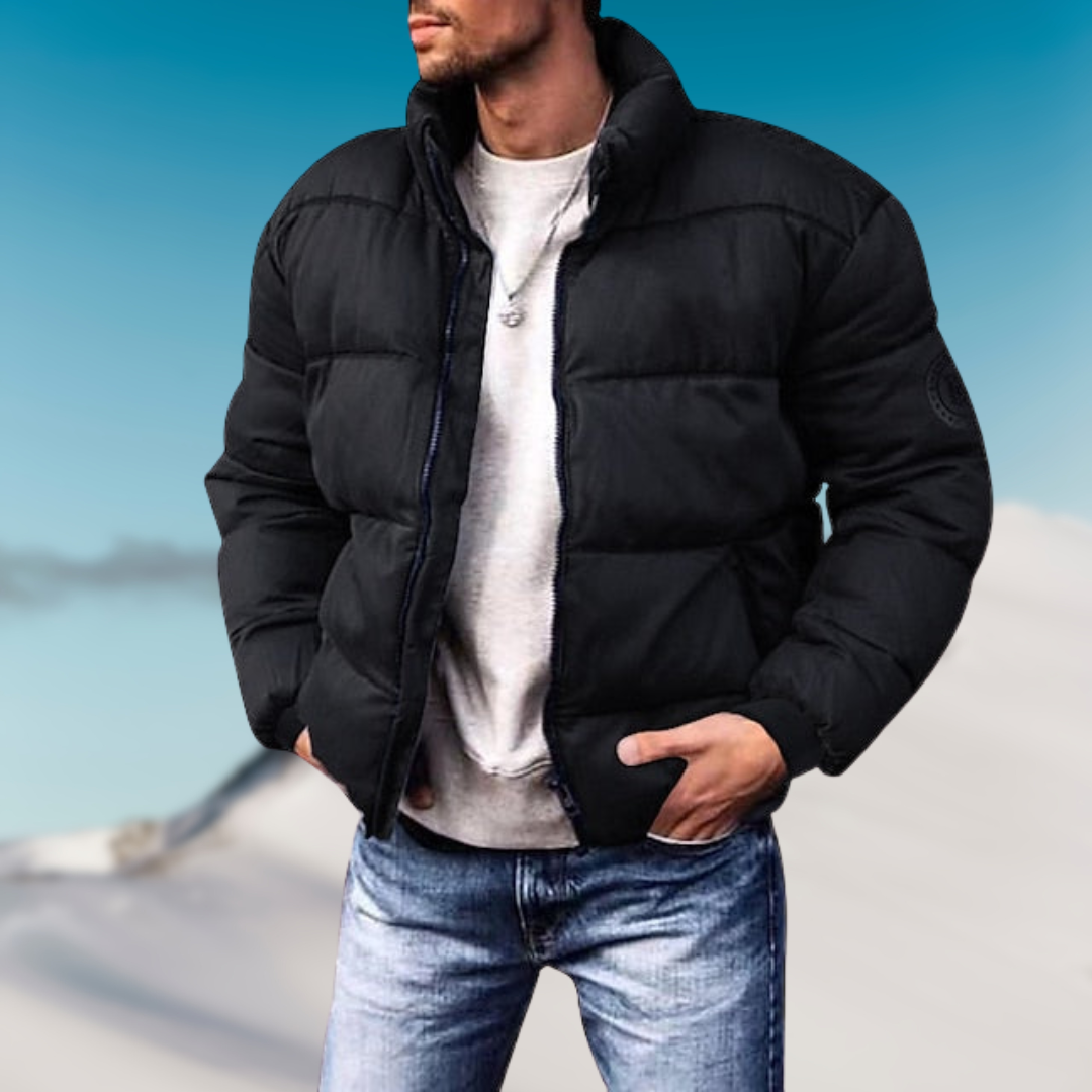 Herre Jakke Vinter Moderne Puffer Design med Afslappet Pasform 2