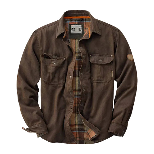 Herre Jakke Vinter Moto Utility Med Dristig Stil 0