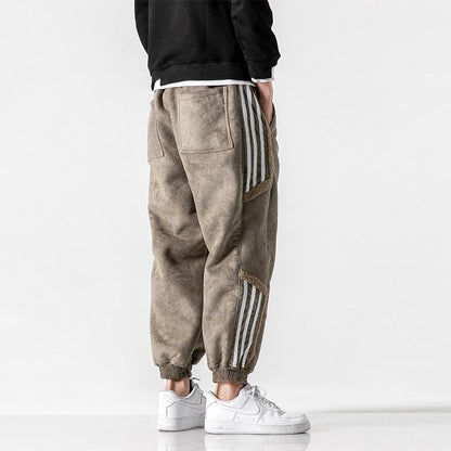 Herre Joggers Med Sidelinjer I Premium Bomuld 2