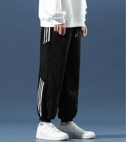 Herre Joggers Med Sidelinjer I Premium Bomuld 6