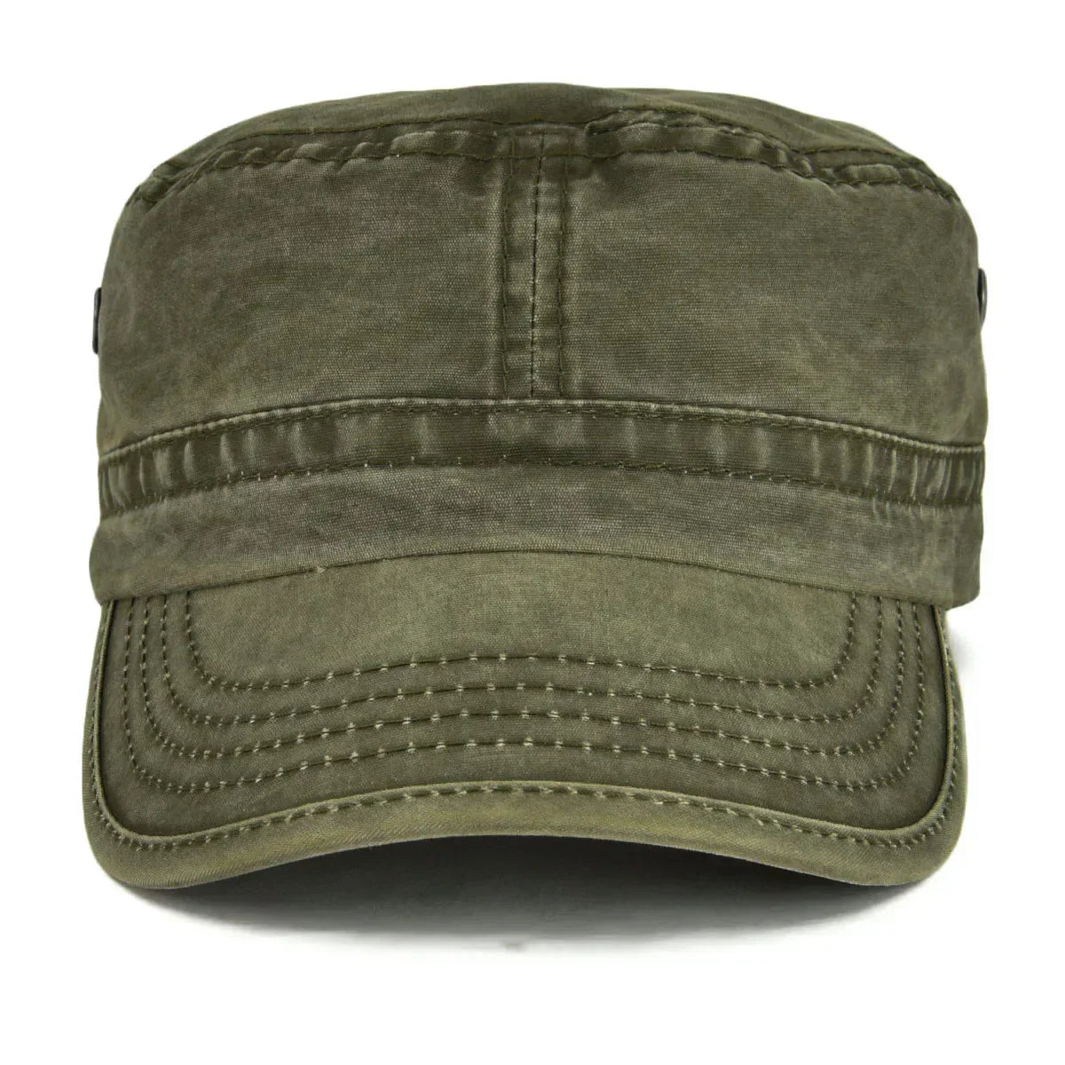Herre Kasket Vintage Militærstil Justerbar 3