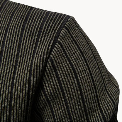 Herre Langærmet Sweater med Striber 4