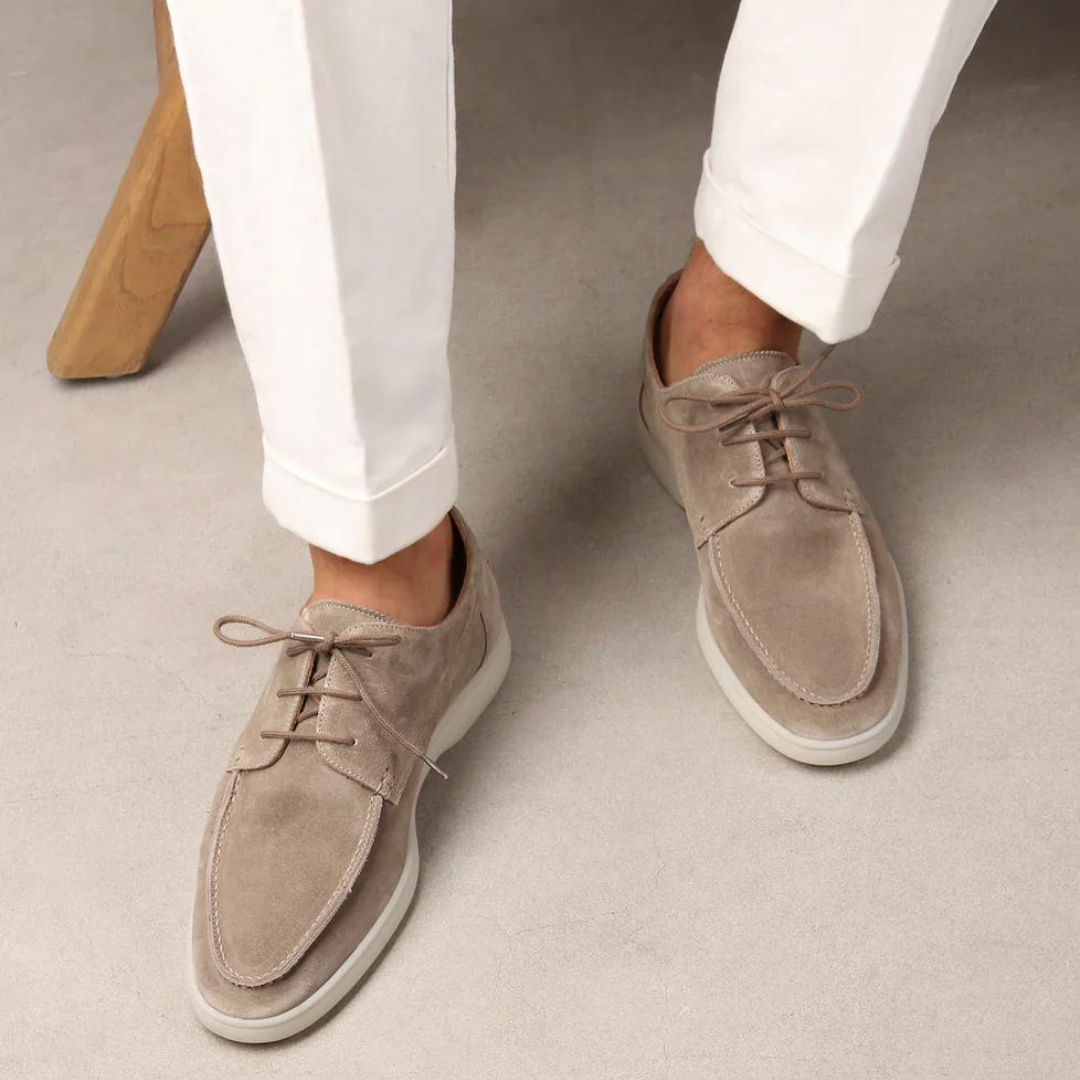 Herre Loafers Casual Suede Minimalist Design 2