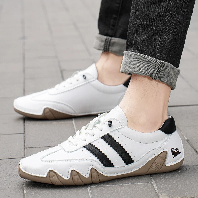 Herre Loafers Komfortabel Læder 2