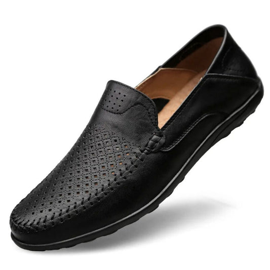 Herre Loafers Læder Air-Flow Design Komfortable Til Mænd 0